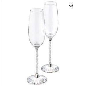 Swarovski toasting champagne glasses